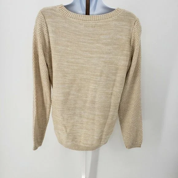 (MAKE OFFER) 🏆HP🏆 Cream Boatneck Sweater - Picture 5 of 7